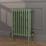 CI-RK760-GRN-FB-LS02 - Rook Green 2 Column Victorian Cast Iron Radiator H760mm x W653mm CI-RK760-GRN-FB-LS02 - Rook Green 2 Column Victorian Cast Iron Radiator H760mm x W653mm